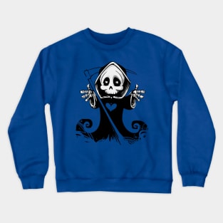 Kiss of Death Grimm Reaper Design Crewneck Sweatshirt